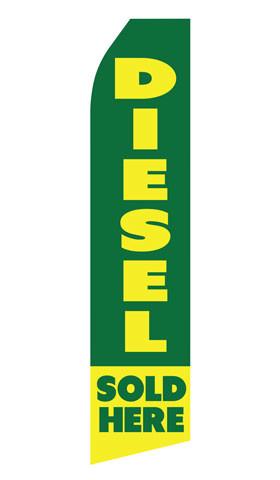 Diesel Sold Here Feather Flag | Stock Design - Minuteman Press formely La Luz Printing Company | San Antonio TX Printing-San-Antonio-TX
