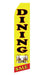 Dining Feather Flags | Stock Design - Minuteman Press formely La Luz Printing Company | San Antonio TX Printing-San-Antonio-TX