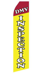 DMV Inspection Feather Flags | Stock Design - Minuteman Press formely La Luz Printing Company | San Antonio TX Printing-San-Antonio-TX