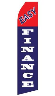 Easy Finance Feather Flag | Stock Design - Minuteman Press formely La Luz Printing Company | San Antonio TX Printing-San-Antonio-TX