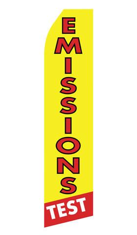 Emissions Test Feather Flag | Stock Design - Minuteman Press formely La Luz Printing Company | San Antonio TX Printing-San-Antonio-TX