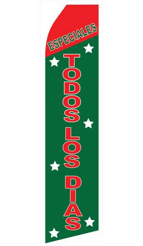 Especiales Todos Los Dias Feather Flags | Stock Design - Minuteman Press formely La Luz Printing Company | San Antonio TX Printing-San-Antonio-TX