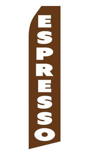 Espresso Feather Flags | Stock Design - Minuteman Press formely La Luz Printing Company | San Antonio TX Printing-San-Antonio-TX