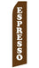 Espresso Feather Flags | Stock Design - Minuteman Press formely La Luz Printing Company | San Antonio TX Printing-San-Antonio-TX