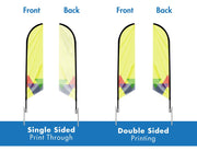 Feather Angle Flag - Minuteman Press formely La Luz Printing Company | San Antonio TX Printing-San-Antonio-TX