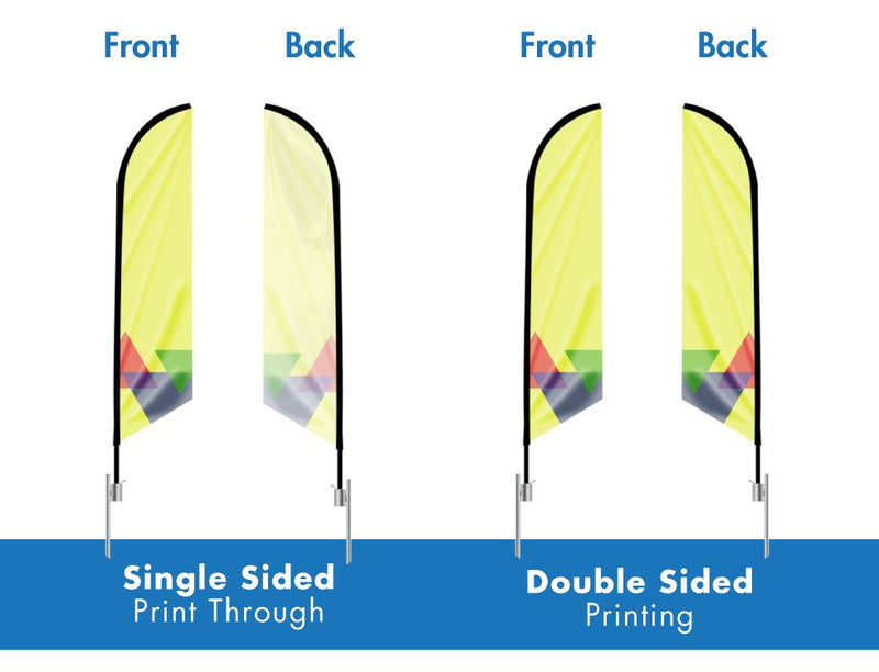 Feather Angle Flag - Minuteman Press formely La Luz Printing Company | San Antonio TX Printing-San-Antonio-TX