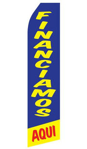 Financiamos Aqui Feather Flags | Stock Design - Minuteman Press formely La Luz Printing Company | San Antonio TX Printing-San-Antonio-TX