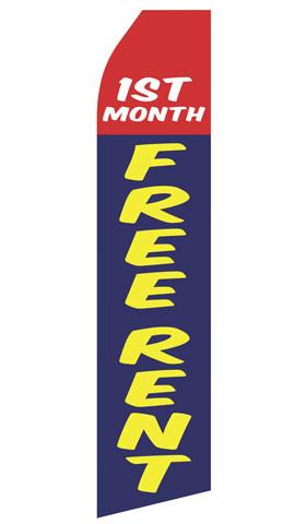 First Month Free Rent Feather Flags | Stock Designs - Minuteman Press formely La Luz Printing Company | San Antonio TX Printing-San-Antonio-TX