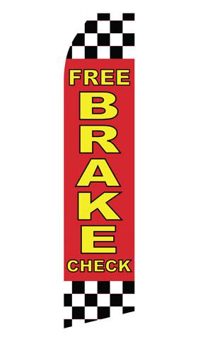 Free Brake Check Feather Flag | Stock Design - Minuteman Press formely La Luz Printing Company | San Antonio TX Printing-San-Antonio-TX