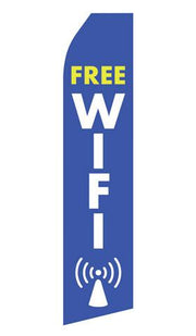 Free Wifi Feather Flags | Stock Design - Minuteman Press formely La Luz Printing Company | San Antonio TX Printing-San-Antonio-TX