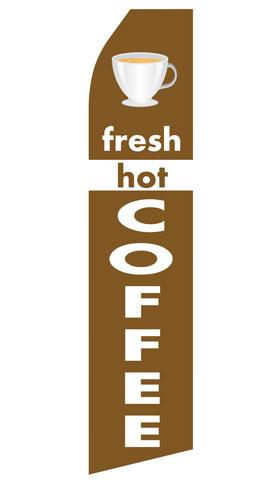 Fresh Hot Coffee Feather Flags | Stock Design - Minuteman Press formely La Luz Printing Company | San Antonio TX Printing-San-Antonio-TX