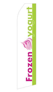 Frozen Yogurt Feather Flags | Stock Design - Minuteman Press formely La Luz Printing Company | San Antonio TX Printing-San-Antonio-TX