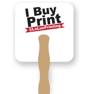 Full Color Square Shape Hand Fans - Minuteman Press formely La Luz Printing Company | San Antonio TX Printing-San-Antonio-TX