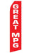 Great MPG Feather Flag | Stock Design - Minuteman Press formely La Luz Printing Company | San Antonio TX Printing-San-Antonio-TX