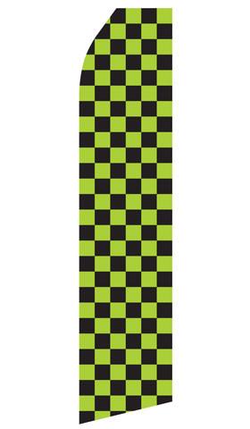 Green and Black Checkered Feather Flags | Stock Design - Minuteman Press formely La Luz Printing Company | San Antonio TX Printing-San-Antonio-TX