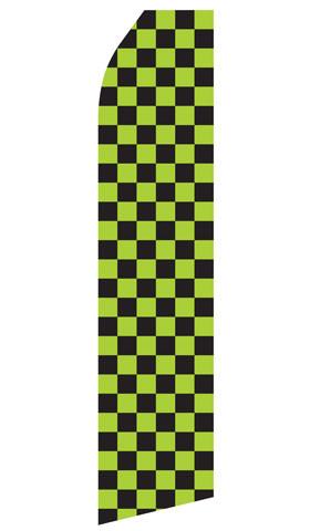 Green and Black Checkered Feather Flags | Stock Design - Minuteman Press formely La Luz Printing Company | San Antonio TX Printing-San-Antonio-TX
