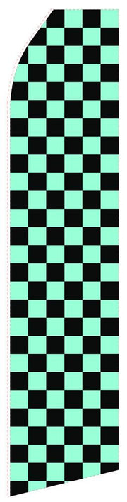 Green Black Feather Flag | Stock Design - Minuteman Press formely La Luz Printing Company | San Antonio TX Printing-San-Antonio-TX