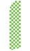 Green Checkered Feather Flag | Stock Design - Minuteman Press formely La Luz Printing Company | San Antonio TX Printing-San-Antonio-TX