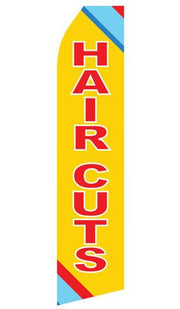 Haircuts Feather Flags | Stock Design - Minuteman Press formely La Luz Printing Company | San Antonio TX Printing-San-Antonio-TX