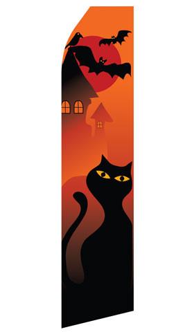 Halloween Cat Feather Flags | Stock Design - Minuteman Press formely La Luz Printing Company | San Antonio TX Printing-San-Antonio-TX
