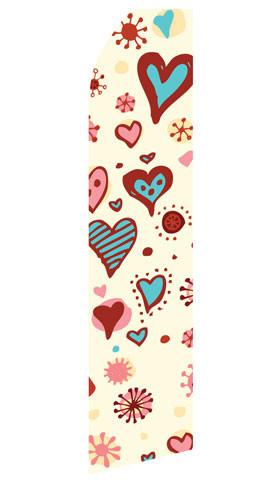 Heart Design Feather Flags | Stock Design - Minuteman Press formely La Luz Printing Company | San Antonio TX Printing-San-Antonio-TX