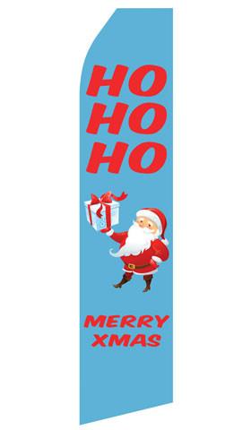 HOHOHO Merry Xmas Feather Flags | Stock Design - Minuteman Press formely La Luz Printing Company | San Antonio TX Printing-San-Antonio-TX