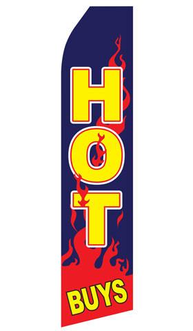 Hot Buys Feather Flag | Stock Design - Minuteman Press formely La Luz Printing Company | San Antonio TX Printing-San-Antonio-TX