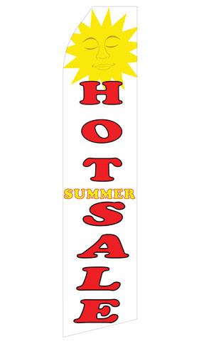 Hot Summer Sale Feather Flag | Stock Design - Minuteman Press formely La Luz Printing Company | San Antonio TX Printing-San-Antonio-TX