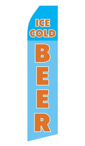 Ice Cold Beer Feather Flags | Stock Design - Minuteman Press formely La Luz Printing Company | San Antonio TX Printing-San-Antonio-TX