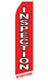 Inspection Station Feather Flag | Stock Design - Minuteman Press formely La Luz Printing Company | San Antonio TX Printing-San-Antonio-TX