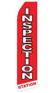Inspection Station Feather Flags | Stock Design - Minuteman Press formely La Luz Printing Company | San Antonio TX Printing-San-Antonio-TX