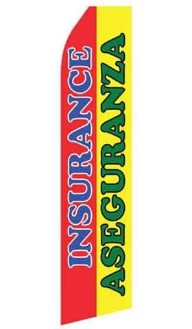 Insurance Aseguranza Feather Flags | Stock Design - Minuteman Press formely La Luz Printing Company | San Antonio TX Printing-San-Antonio-TX