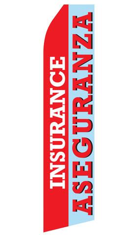 Insurance Aseguranza Feather Flags | Stock Design - Minuteman Press formely La Luz Printing Company | San Antonio TX Printing-San-Antonio-TX
