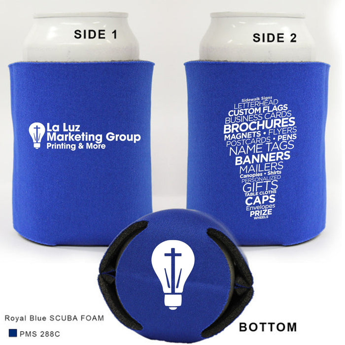 Personalized Landscaping Can Koozies  Business Promotional Items – Salty®  Printing