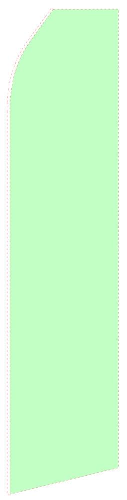 Light Green Feather Flag | Stock Design - Minuteman Press formely La Luz Printing Company | San Antonio TX Printing-San-Antonio-TX