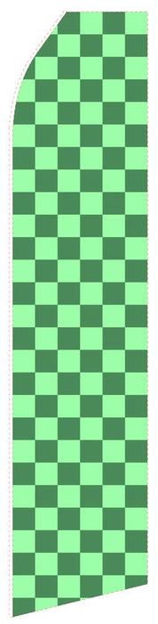 Light Green Grid Feather Flag | Stock Design - Minuteman Press formely La Luz Printing Company | San Antonio TX Printing-San-Antonio-TX