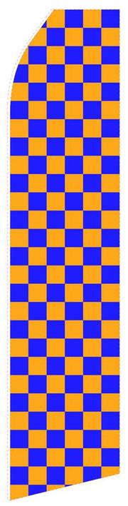 Light Magenta Chessboard Feather Flag | Stock Design - Minuteman Press formely La Luz Printing Company | San Antonio TX Printing-San-Antonio-TX