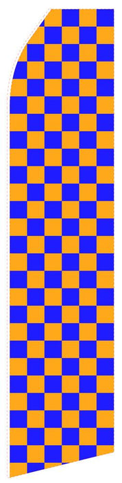 Light Magenta Chessboard Feather Flag | Stock Design - Minuteman Press formely La Luz Printing Company | San Antonio TX Printing-San-Antonio-TX