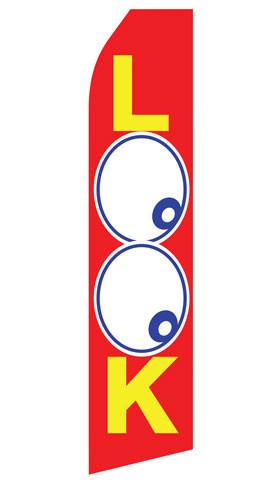 Look Feather Flag | Stock Design - Minuteman Press formely La Luz Printing Company | San Antonio TX Printing-San-Antonio-TX