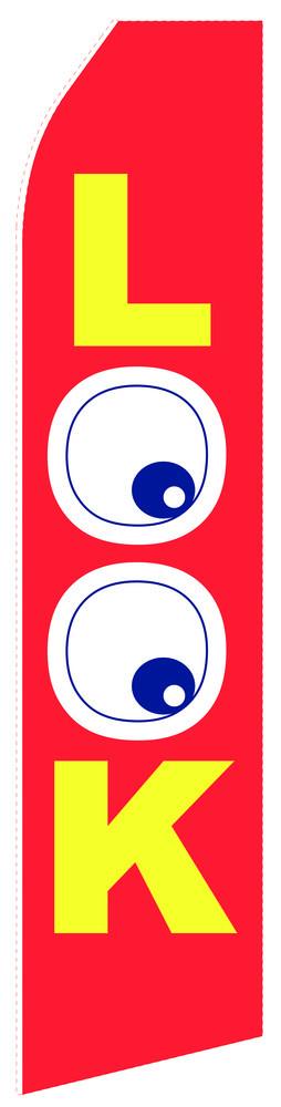 Looking Eye Feather Flags | Stock Designs - Minuteman Press formely La Luz Printing Company | San Antonio TX Printing-San-Antonio-TX