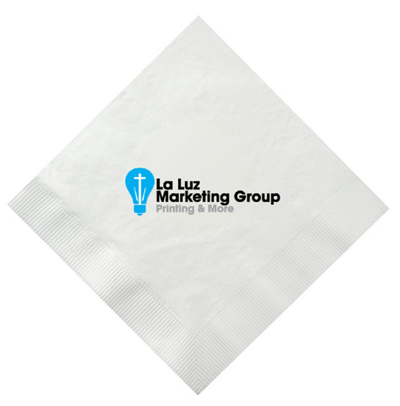 Luncheon Napkins - White - Minuteman Press formely La Luz Printing Company | San Antonio TX Printing-San-Antonio-TX
