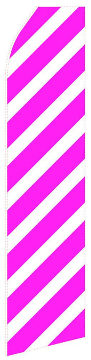 Magenta Stripe Feather Flag | Stock Design - Minuteman Press formely La Luz Printing Company | San Antonio TX Printing-San-Antonio-TX