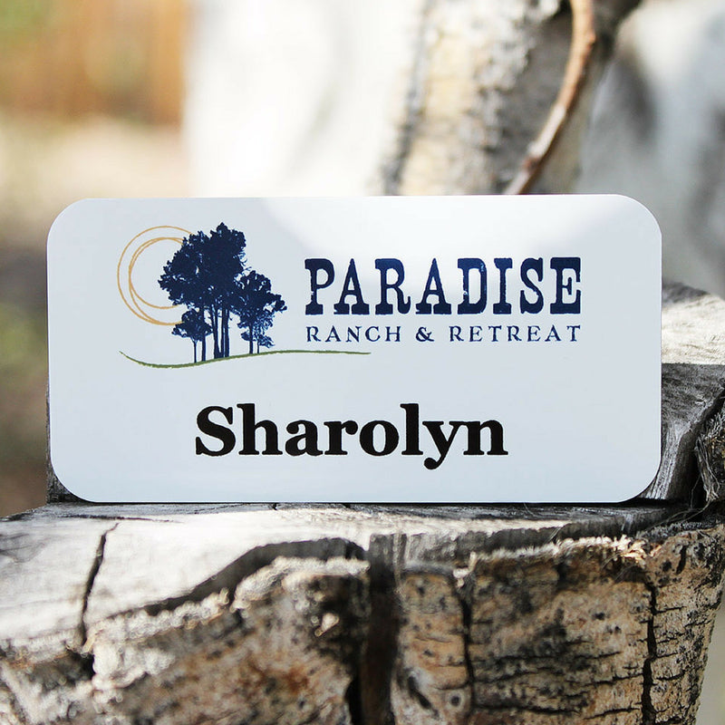 Magnetic Name Badges- 1.5" X 3" - Minuteman Press formely La Luz Printing Company | San Antonio TX Printing-San-Antonio-TX