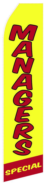 Managers Feather Flags | Stock Designs - Minuteman Press formely La Luz Printing Company | San Antonio TX Printing-San-Antonio-TX