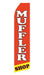 Muffler Shop Feather Flag | Stock Design - Minuteman Press formely La Luz Printing Company | San Antonio TX Printing-San-Antonio-TX