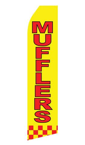 Mufflers Feather Flag | Stock Design - Minuteman Press formely La Luz Printing Company | San Antonio TX Printing-San-Antonio-TX