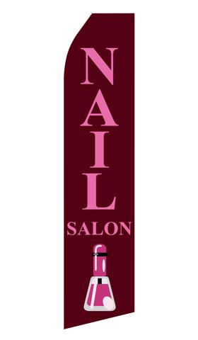 Nail Salon Feather Flags | Stock Design - Minuteman Press formely La Luz Printing Company | San Antonio TX Printing-San-Antonio-TX