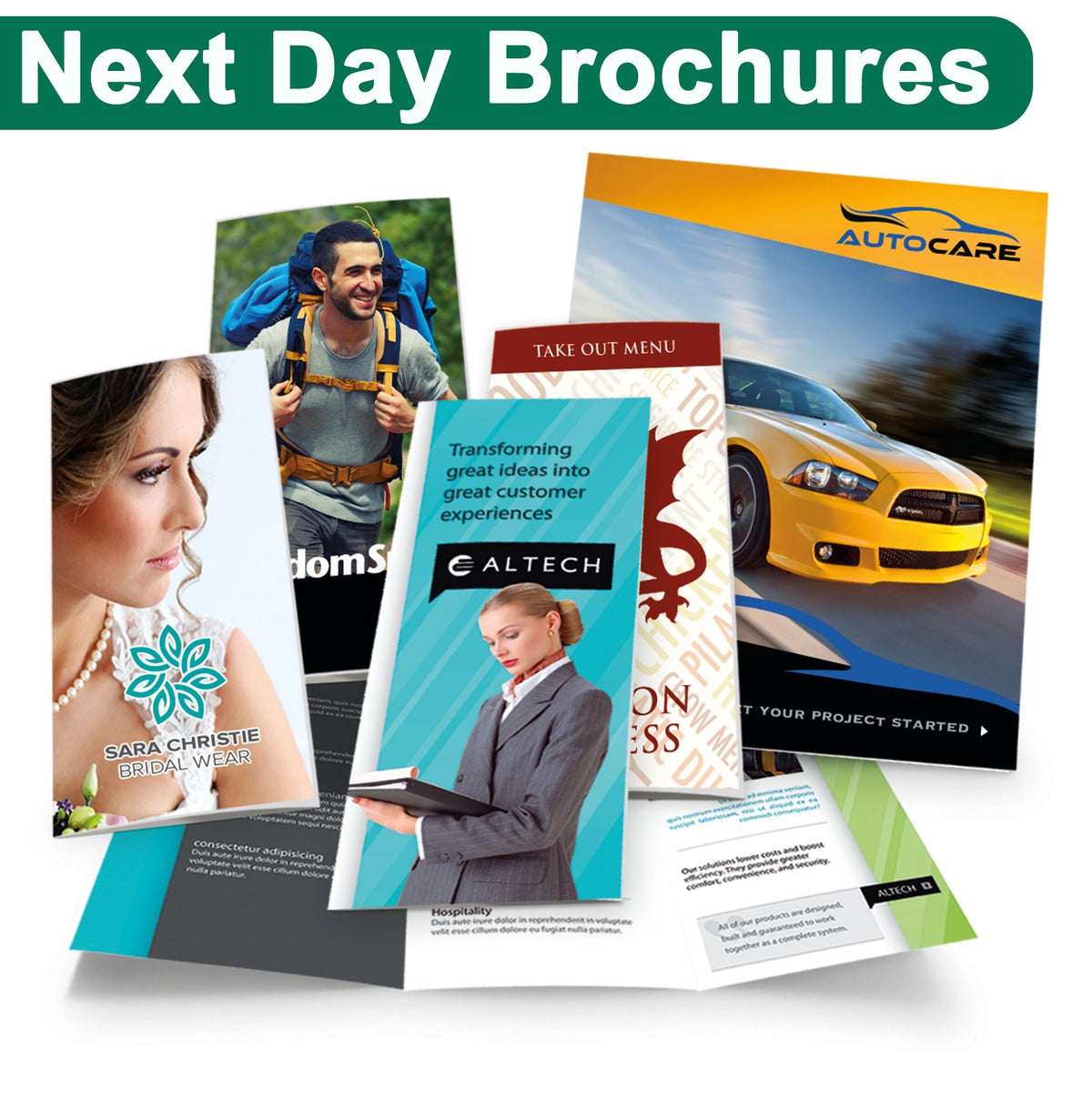 Print and Mail Full-Color Professional 11x17 Trifold Brochures