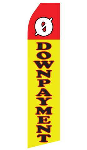 No Down Payment Feather Flags | Stock Design - Minuteman Press formely La Luz Printing Company | San Antonio TX Printing-San-Antonio-TX