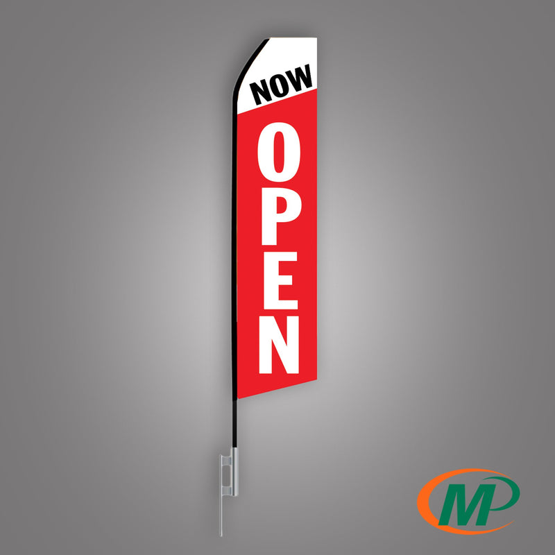 Now Open Feather Flag - Minuteman Press formely La Luz Printing Company | San Antonio TX Printing-San-Antonio-TX
